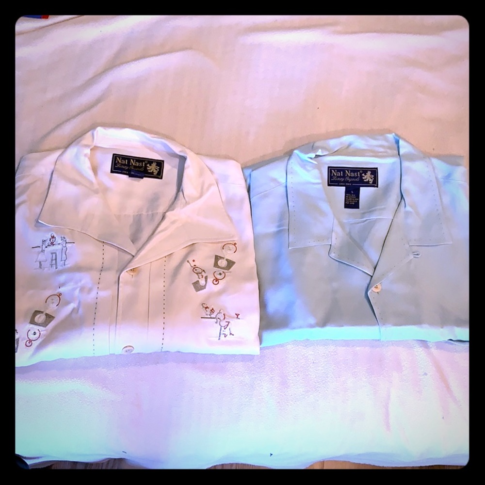 Vintage set of 2 Men’s collared shirts 👕